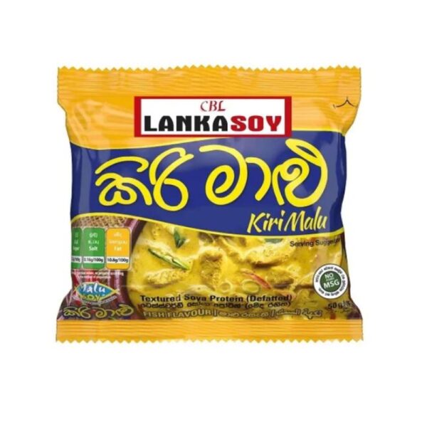 Lankasoy Soya Meat Kiri Malu Flavor – 50g